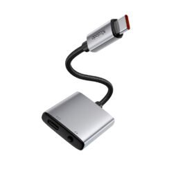 Mcdodo 2 in 1 USB-C to USB-C+DC3.5mm Audio Adapter
